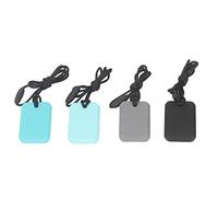 4 Piezas de Silicona Colorida Sensorial Masticar Collar Colgante Mordedor Reducir el Dolor para los Niños