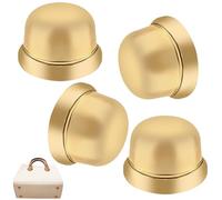 4 piezas de soportes magnéticos para bolsos, protectores magnéticos de metal de primera calidad para la base de los bolsos, diseño sin perforaciones, ideales para bolsos de cuero y tela, base de