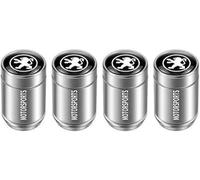 4 Piezas de Tapas de Válvulas de Neumático,Tapa de válvula de Aluminio,Tapones de válvula de Coche,para Peugeot Pick Up 2017-2023