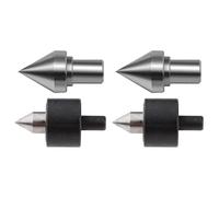 4 piezas de torno Tailstock Center Live Bearing Dedal y taladro Chuck adaptador ideal para torneado de metal/madera
