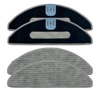 4 piezas de trapos de repuesto para iRobot Roomba Combo i5, i5+, j5, j5+ Robot aspirador Reutilizables Accesorios, lavables, almohadillas de limpieza de microfibra reutilizables