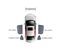 (4 piezas de tren trasero) Para BMW X1 F48 2015-2022 F 48 Parasol para parabrisas delantero, cortina