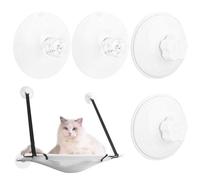 4 piezas de ventosas gruesas para ventana de gato, hamaca de repuesto para ventana de gato, ventosas de tornillo para asiento de ventana de gato, percha de gato, hamaca colgante para mascotas,