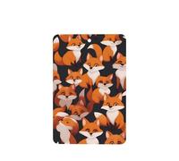 4 piezas de zorros de dibujos animados para coche, difusor de aroma, rectangular, colgante, tableta, decoración interior del coche, armario, zapatero, ambientador