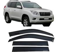 4 Piezas Deflectores Ahumados Ventana para Land Cruiser Prado J150 10-19