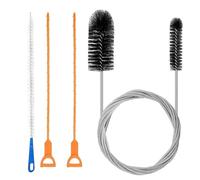 4 Piezas Desatascador Tuberias Profesional,Cepillo de Limpieza para Desagüe, Desatascador Tuberias para Desatascar Cabellos y Residuos en Desagües,Desatascador Fregadero para Limpieza de Cocina y Baño