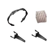 4 Piezas Diadema mujer maquillaje deporte ancha viaje plegable hombre accesorios pelo pinzas pelo peluqueria forma esponjosa banana Clip