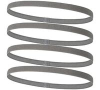 4 Piezas Diademas Deportivas,Banda para La Cabeza Accessories,Cinta Pelo Hombre,Elásticas Diadema Deportiva Antideslizante Niño Futbol,Cinta Pelo Deporte,Diadema Deportiva Elástico (Gris)