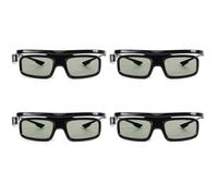 4 Piezas Dlp-Link Obturador Activo 3D Vidrio Gl1800 Gafas Recargables para Proyector 3D R20 R19 R15 P12 R9 R7