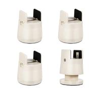 4 Piezas Elevadores de Muebles, Elevador de Cama Patas de 6-8cm, Extensores de Altura de Muebles, Mesa Casa Diseño Ajustable y Antideslizante, para Mesa Patas Somier Soporte de 500kg (Albaricoque)