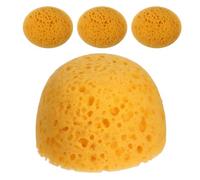4 Piezas Esponja Texturizadora Semiredonda Naranja | Sponge, Adaptable a Varias Superficies, Crea Acabados Tipo Knockdown, para Arreglos Domésticos y Cerámica