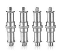 4 Piezas Estándar de 1/4 Una 3/8 de Pulgada Adaptador Tornillo Roscado de Metal Macho Espiga