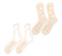 4 Piezas Estirador de Calcetines de Madera Ajustable y Exhibir | Tabla Modular, Montaje Simple y Plegado Fácil, para Aula y Taller Artesanal
