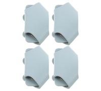 4 piezas Etiqueta de Identificación 4,2x3x2,6cm para Estetoscopio PU | Funda Clip, Ajuste Firme al Yugo, Fácil de Limpiar, para Clínicas y Rotaciones