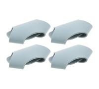 4 piezas Etiqueta para Estetoscopio de Enfermera en PU, 4,2x3x2,6cm | Ajuste Clip al Yugo, Aspecto Profesional y Vibrante, para Turnos, Rotaciones y Médicos