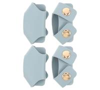 4 piezas Etiqueta para Yugo de Estetoscopio, Clip Ajustable 4,2x3x2,6cm | Cubierta Ligera Superficie Grabable, Acabado Vibrante, para Enfermeras y Paramédicos en Laboratorios