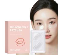 4 Piezas Eye patches,Ojos de Microagujas,Microneedling Eye Patches,Ideal para la Zona de los Ojos,Elimina Eficazmente la Hinchazón y Reduce los Pliegues Nasolabiales y las Patas de Gallo