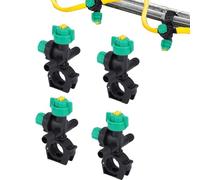 4 piezas Fan Shaped Misting, External Thread Agricultural Spray Nozzle For Greenhouse, Garden, Lawn, Patio, Outdoor Pots, Yard Watering, Efficient Spraying, Easy Installation and Durable Design