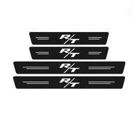 4 Piezas Fibra Carbon Pegatina para Umbral de Coche,Protector de Umbral de Puerta de Coche,pedal de bienvenida,para Dodge R/T SRT 6 8 10 Ram TRX Charger NITRO DART JOURNEY Car Styling Accessories