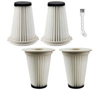 4 Piezas Filtro Aspiradora Compatible con Kenmore K3000 10438 DS4015 DS4030, de Plástico, con Cepillo de Limpieza, para Filtrar Polvo, Bacterias y Pelusas