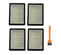 4 piezas Filtros de Pliegues de Repuesto para Bosch GAS10.8V-Li aspiradoras