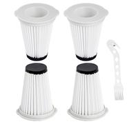 4 Piezas Filtros para Einhell TE-SV 18 Li Aspiradora,filtro reutilizable con cepillo limpiador