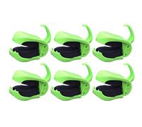 4 piezas Fishing Rod Fixing Clips, Fishing Rod Holder Clip, Anti Slip Reutilizable Multi Functional Fish Supplies, Holder for Seawater River Lake Stream, Outdoor Gear for Holiday Party Trips and