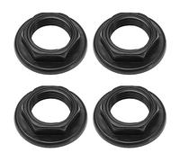 4 piezas fregadero grifo tuerca trasera 3/4 pulgadas BSP plástico accesorios para baño grifos de lavabo grifos mezcladores brida redonda tuerca trasera herramientas de bricolaje negro