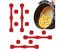 4 Piezas Freidores De Aire, Freidora De La Freidora De Silicona Magnética Set Para Papel De Pergamino, Clip Magnético De Aerofyer Resistente Al Calor, Accesorios De Aerofyer Para Evitar La Quema