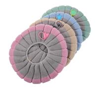 4 Piezas Funda de Asiento de Inodoro Caliente 37x42cm de Poliéster | Tejido de Punto con Asa, Uso en Baño y Viaje, Fácil de Instalar, Reemplazo Rápido, Invierno