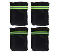 4 Piezas Funda de Invierno para Grifo Exterior Tela Oxford 420d | Instalación Fácil y Reutilizable, Cierre Reflectante de Gancho, Protege Tuberías y Grifos