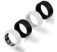 4 Piezas Funda de Silicona para Anillo Compatible con Oura Ring 4/Ring Gen 3/Ring Air Protector/Galaxy Ring Oura Ring Case Funda Silicona Antirayaduras para Anillo Smart Ring Protector 6-10 Size Rings