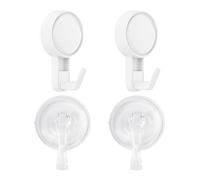 4 Piezas Ganchos De Ventosa, Ganchos De Ventosa Sin Rastro, Ganchos Reutilizables, Ganchos Para El Hogar, Accesorios Para El Hogar, Adecuados Para Cocina, Baño, Sala De Estar