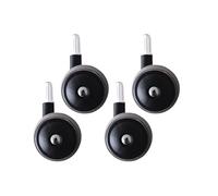 4 piezas giratorias para andadores de bebé, rotación de 360 grados que garantiza un movimiento suave y seguro en todas partes, ruedas de repuesto para viajes