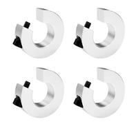 4 Piezas Guía Lineal eje de Riel Deslizante Anillo de Seguridad, Aluminio y Acero Guida Lineare, SBR20 Anillos de Seguridad para Riel Lineal, para Equipos Mecánicos, Impresión 3D Anillo de Seguridad