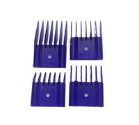 4 Piezas Guía protectora accesorio cortadora de pelo estilo A5 profesional | Peine Tamaño Estándar ,Compatible con Oster，Cuchilla A5(Purple 1set)