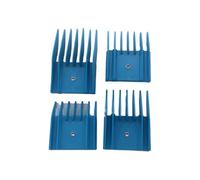 4 Piezas Guía protectora accesorio cortadora de pelo estilo A5 profesional | Peine Tamaño Estándar ,Compatible con Oster，Cuchilla A5(Sky blue 1set)