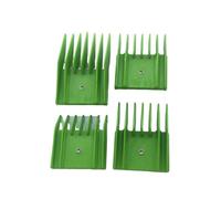 4 Piezas Guía protectora accesorio cortadora de pelo estilo A5 profesional | Peine Tamaño Estándar ,Compatible con Oster，Cuchilla A5(Green 1set)