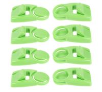 4 piezas Hebilla para Gafas de Natación, Plástico Verde 6x2,2x0,5cm | Cierre Reforzado y Grueso, Ajuste para Correas de Cabeza, Recambio Práctico para Entrenamiento Acuático