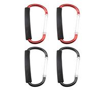 4 Piezas Hebillas De Bloqueo Resistentes, Hebillas De Mosquetón En Forma De D, Hebillas De Coche De Aleación De Aluminio, Hebillas para Fijar Artículos, Adecuadas para Hamacas, Poleas