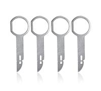 4 Piezas Herramienta de extracción de Radio de Coche liberación Teclas Clave para Coche Cars Disco Unidad Principal Reproductor de CD estéreo Clavijas Universal