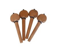 4 piezas High-Grade Cello String Shaft Sappan Logwood con incrustaciones Knob Piano Shaft Tuning Rotaries Shaft Accesorios para violín