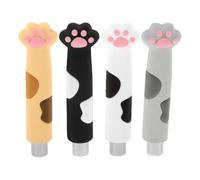 4 Piezas Imán de Ojo de Gato para Uñas Mango Pata Gato Silicona