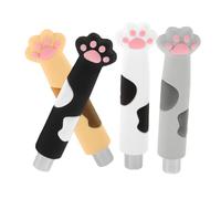 4 Piezas Imán para Esmalte de Uñas Ojo de Gato Mango Pata Silicona | Forma de Pata de Gato, Agarre Cómodo, Fuerza Magnética Buena, Nail Art