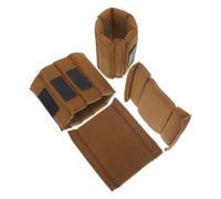 4 Piezas Inserto para Bolso de Cámara Compartimentos y Ajuste DIY | Poliéster y Espuma Epe, Protección contra Impacto y Agua, Diseño Autoadhesivo, Set de Marrón