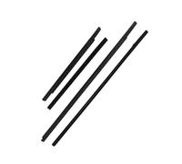 4 piezas/juego de 2 burletes for ventana Compatible con Nissan D22 Hardbody Pickup, moldura de goma for puerta lateral de vidrio exterior, 80 cm