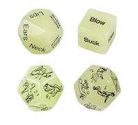 4 Piezas Juego de Dados de coqueteo, Dados para Parejas, Juego en el Dormitorio Regalo, Divertido Juego de Dados sexuales, Entretenimiento y Humor para Regalar