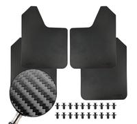 4 piezas Juego de guardabarros universales XUKEY Flaps de barro Salpicaderas para camioneta de coche SUV Van Truck aletas de barro protectores contra salpicaduras guardabarros trampas sucias