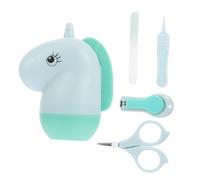 4 Piezas Juego de tijeras para de bebé. baul almacenamiento baul almacenaje cortaúñas bebé pinzas kit de cuidado de cortaúñas para niños pequeños recién nacido