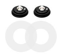 4 piezas Junta de caza de agua WC, juntas para grifos de caza, compatible con sistemas de caza de agua suspendidos, resolviendo eficazmente los problemas de fuga